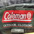 コールマン COLEMAN OUTDDOOR CLOTHING グラフチェック フェザー ダウン ジャケット 裾ドローコード メンズ import:L